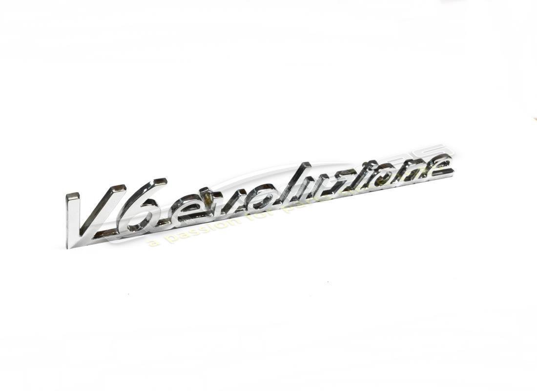 nouveau emblème maserati v6evoluzione. numéro de pièce 374580112 (1)