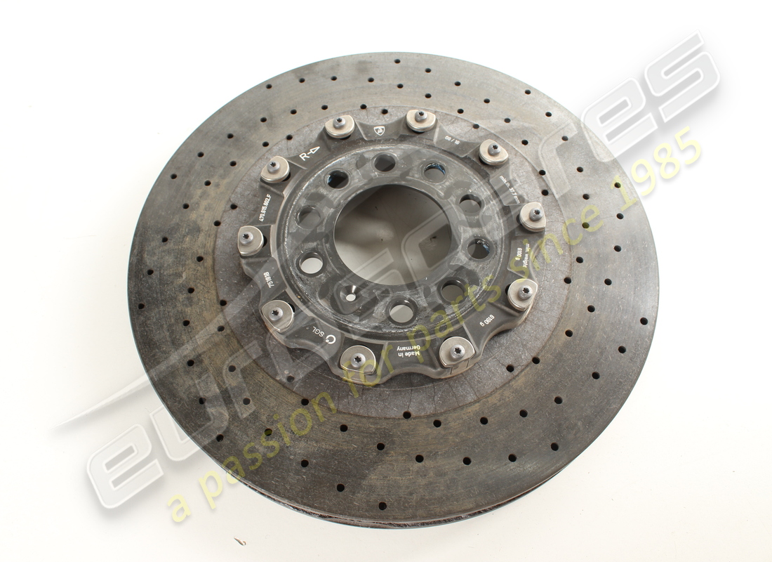 utilisé lamborghini disque de frein en céramique (ventilé) numéro de pièce 470615602f