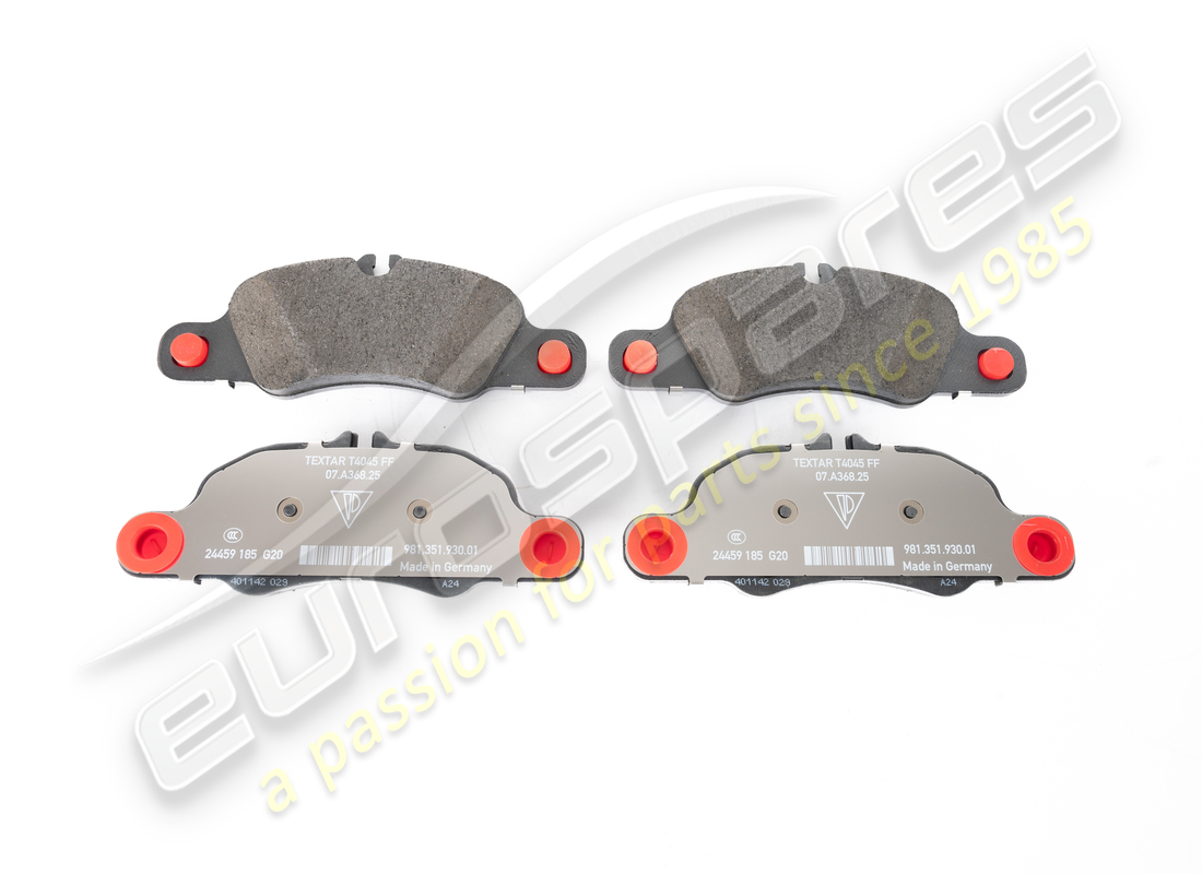 nouveau porsche 1 jeu de plaquettes de frein pour disque de frein. numéro de pièce 98135193904 (1)