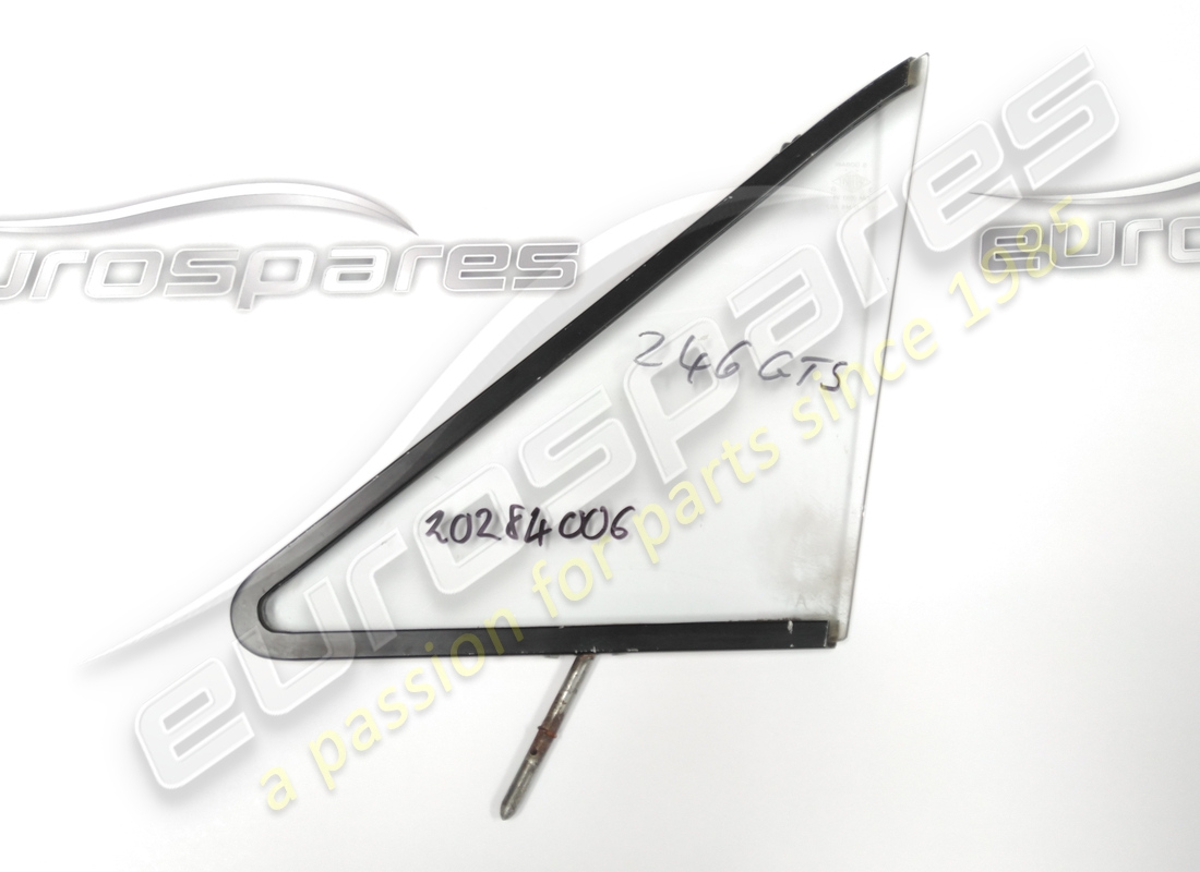 Vitre de custode avant droite d'occasion avec cadre GTS. Numéro de pièce : 20284006 (1)