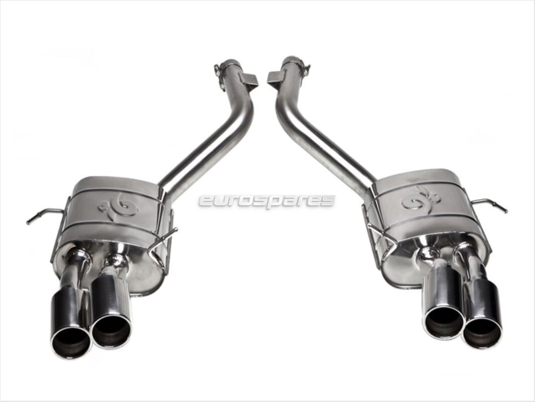 nouveau kit de silencieux louer tubi quattroporte m139. numéro de pièce tsqporte05003ar (1)