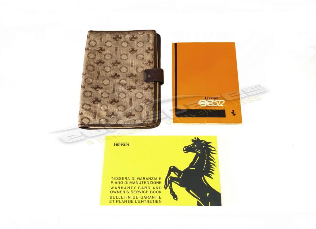 UTILISÉ Ferrari ENSEMBLE DE POCHETTES MANUELLES ORIGINALES COMPLÈTES. NUMÉRO DE PIÈCE 9599001402 (1)
