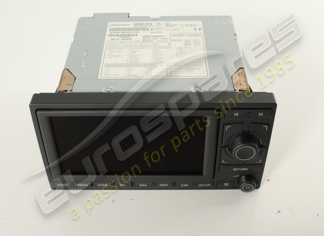utilisé lamborghini navigation radio. numéro de pièce 400035192n (1)