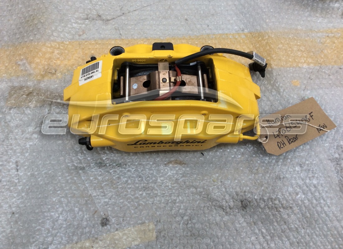 nouveau lamborghini étrier coulissant ccb jaune. numéro de pièce 4t0615406f (1)