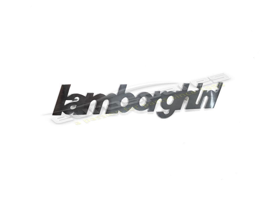 nouvelle assiette lamborghini lamborghini en argent. numéro de pièce 006128566 (1)