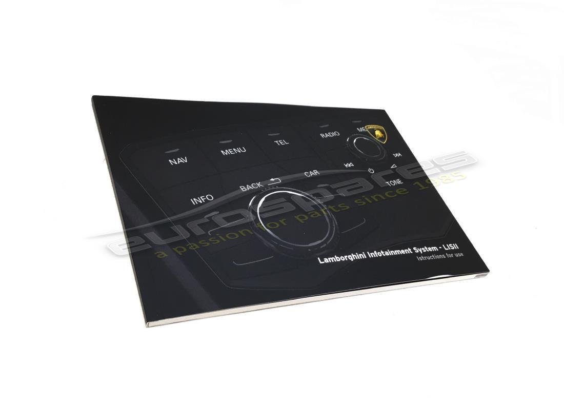 nouveau lamborghini manuel du propriétaire radio/navianleit. numéro de pièce 4t0012720da (1)