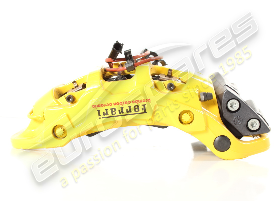 UTILISÉ Ferrari ÉTRIER ARRIÈRE GAUCHE AVEC PLAQUETTES. NUMÉRO DE PIÈCE 879838 (1)