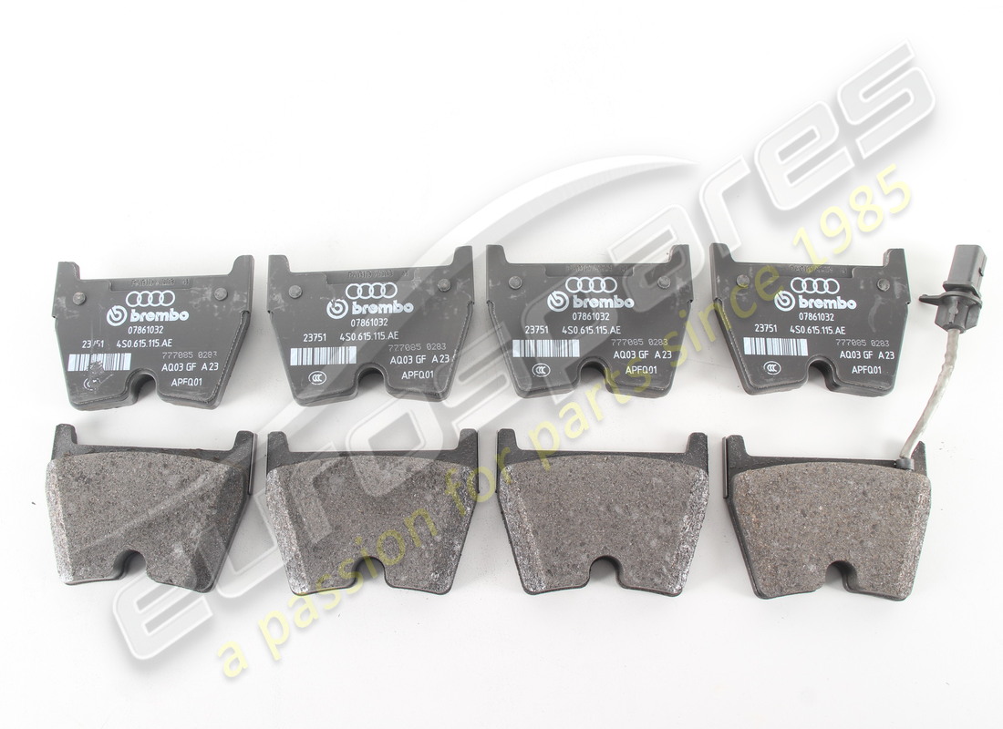 nouveau lamborghini 1 ensemble de les plaquettes de frein pour disque. numéro de pièce 4s0698151r (1)