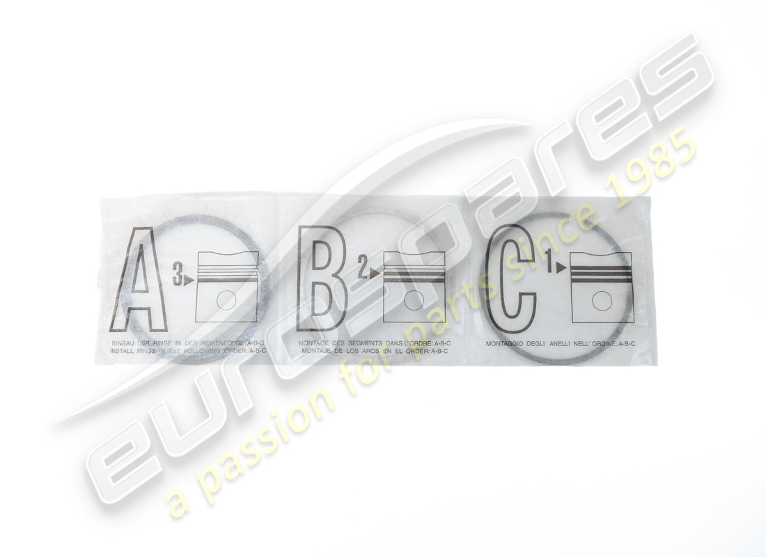 nouveau jeu de segments de piston porsche 1. référence 99610307300 (1)