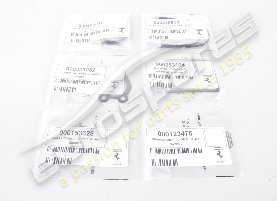 nouveau ferrari ensemble d'unités de propulsion de gaske. numéro de pièce 266677 (18)