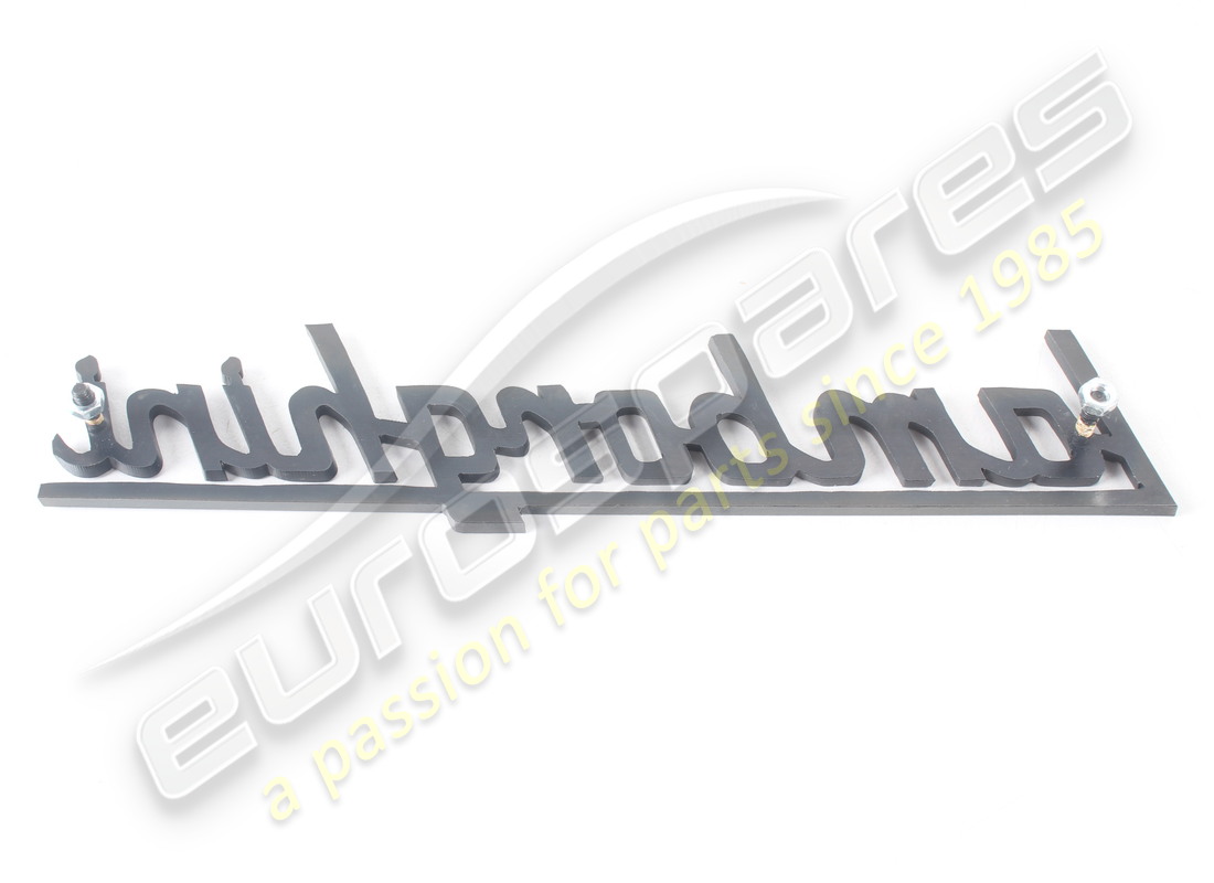 nouveau badge de lettres lamborghini (noir). numéro de pièce 006106554a (2)