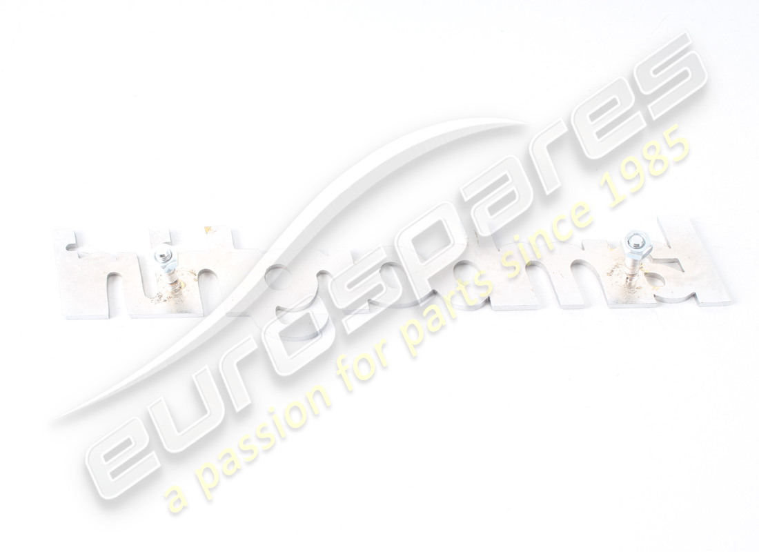 nouvelle assiette lamborghini lamborghini en argent. numéro de pièce 006128566 (2)