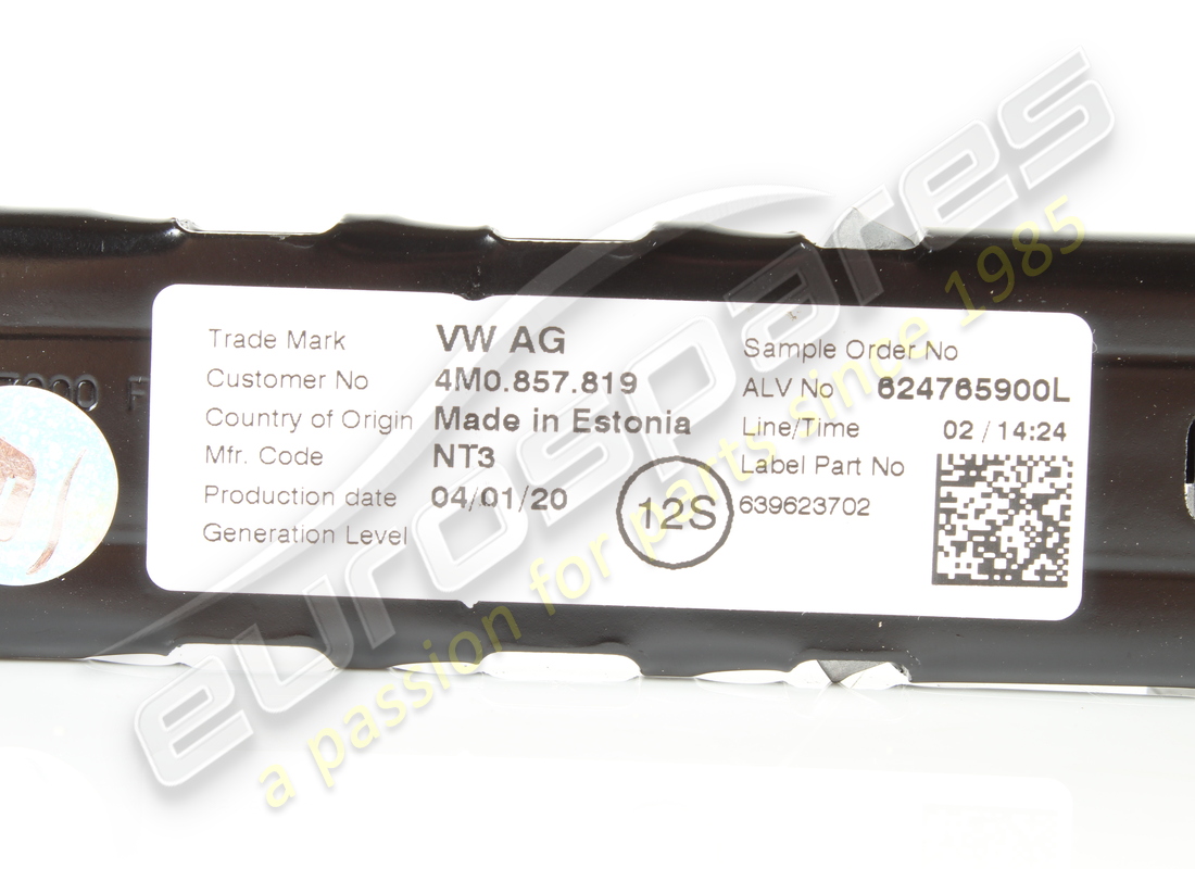 HAUTEUR DE CEINTURE DE SÉCURITÉ D'OCCASION LAMBORGHINI. NUMÉRO DE PIÈCE 4M0857819 (2) hauteur de ceinture de sécurité d'occasion lamborghini. numéro de pièce 4m0857819 (2)