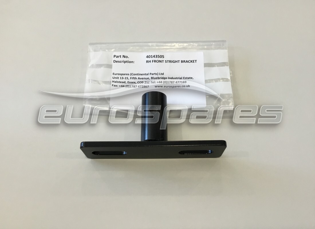 NOUVEAU SUPPORT DE PARE-CHOCS GAUCHE Eurospares. NUMÉRO DE PIÈCE 40143505 (1)