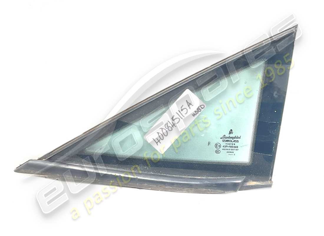 UTILISÉ Lamborghini FENÊTRE TRIANGLE . NUMÉRO DE PIÈCE 400845115A (1)