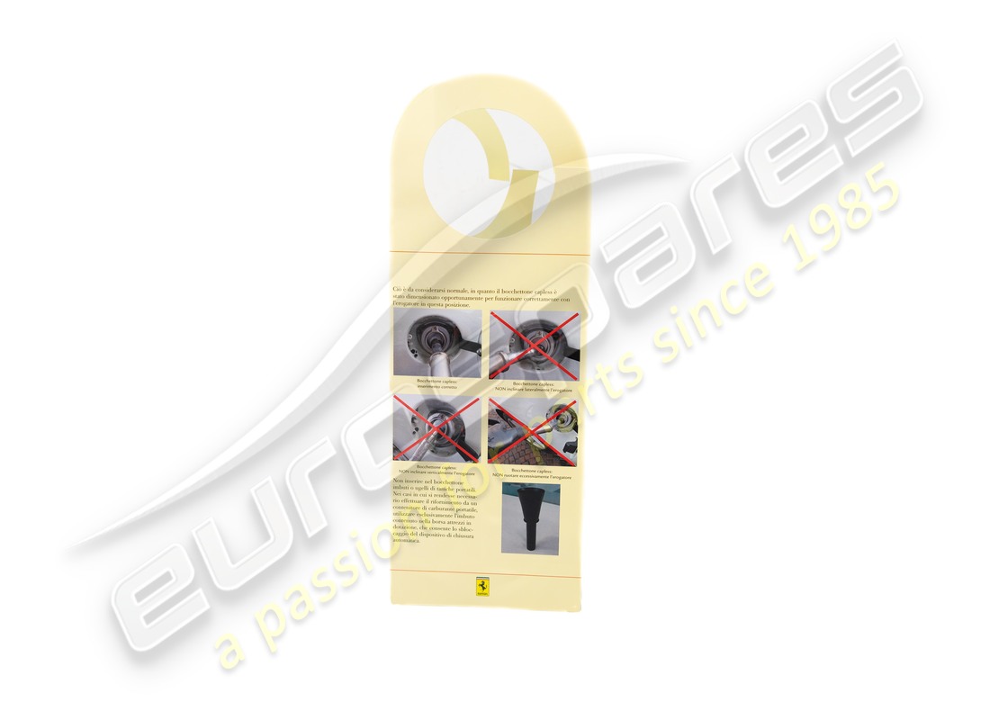 nouveau dépliant ferrari. numéro de pièce 83654500 (1)