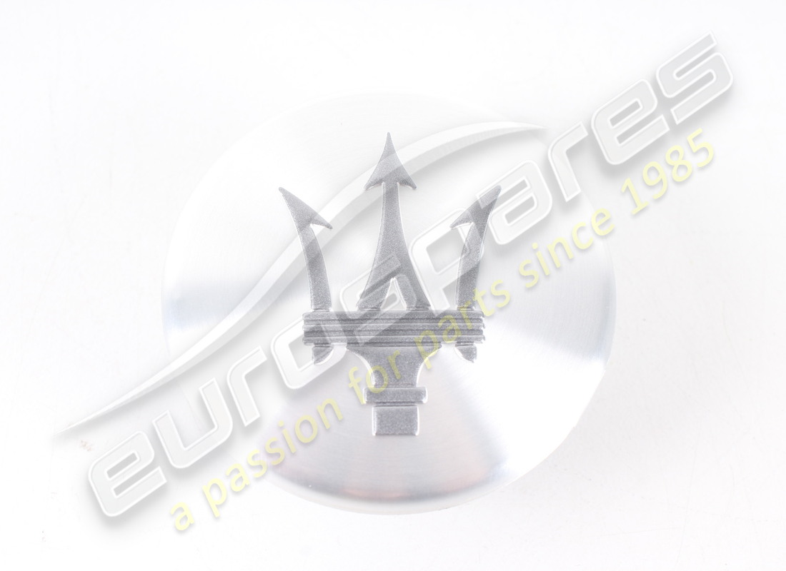 NOUVEAU BADGE DE ROUE MASERATI - ARGENT/GRIS. NUMÉRO DE PIÈCE 82336806 (2) nouveau badge de roue maserati - argent/gris. numéro de pièce 82336806 (2)