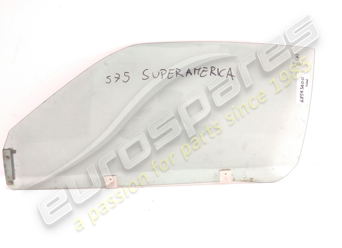 VITRE DE PORTE GAUCHE Ferrari UTILISÉE. NUMÉRO DE PIÈCE 68543400 (1)