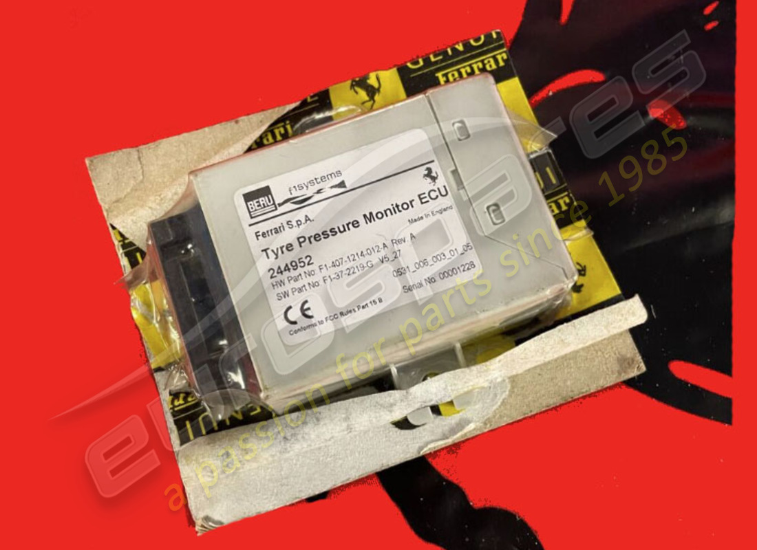 nouveau ferrari station de contrôle de pression des pneus. numéro de pièce 244952 (1)