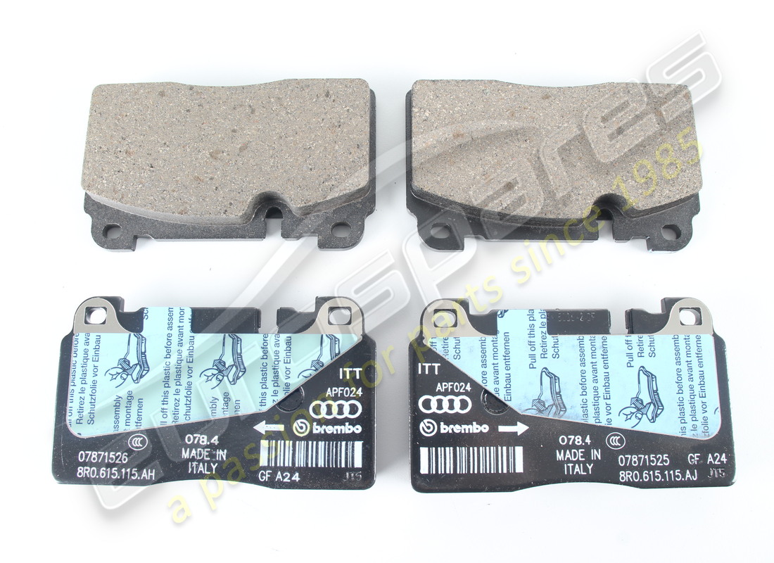 nouveau porsche 1 jeu de plaquettes de frein pour frein à disque. numéro de pièce pac698151 (1)