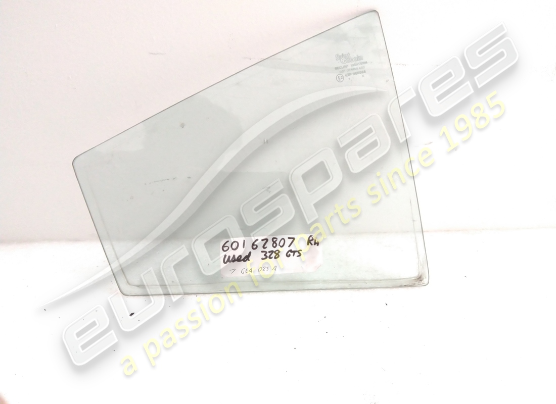 UTILISÉ Ferrari VERRE DE CÔTE ARRIÈRE DROIT GTS . NUMÉRO DE PIÈCE 60162807 (1)