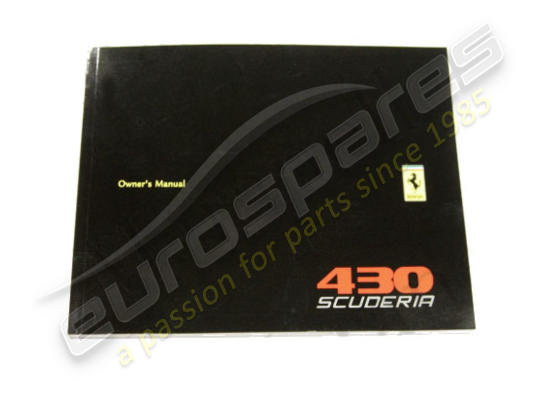nouveau manuel d'instructions ferrari - valable pour. numéro de pièce 82088400 (1)