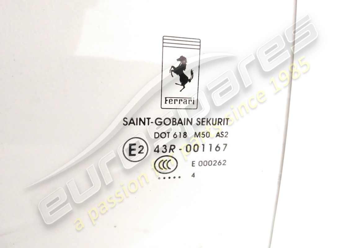 utilisé ferrari fenêtre de porte gauche. numéro de pièce 87389600 (2)