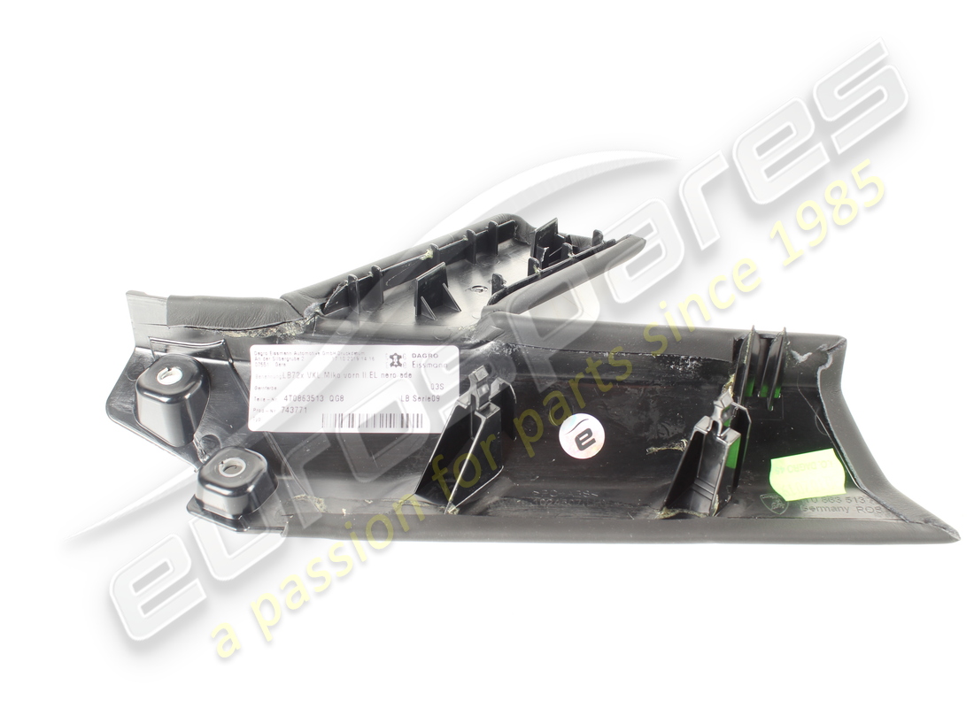 utilisé lamborghini partie inférieure lw sidecover tunn.. numéro de pièce 4t0863513 (3)