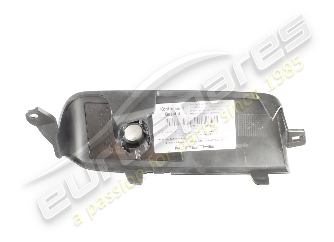 NOUVELLE GARNITURE PORSCHE POUR ENTRÉE D'AIR NOIR MAT. RÉFÉRENCE 992807579BOK1 (2) nouvelle garniture porsche pour entrée d'air noir mat. référence 992807579bok1 (2)