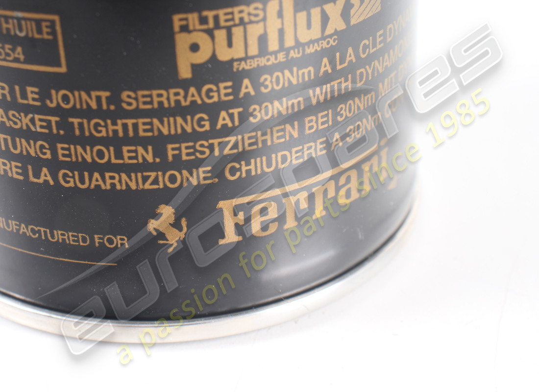 NOUVELLE CARTOUCHE DE FILTRE À HUILE FERRARI. NUMÉRO DE PIÈCE 197654 (3) nouvelle cartouche de filtre à huile ferrari. numéro de pièce 197654 (3)