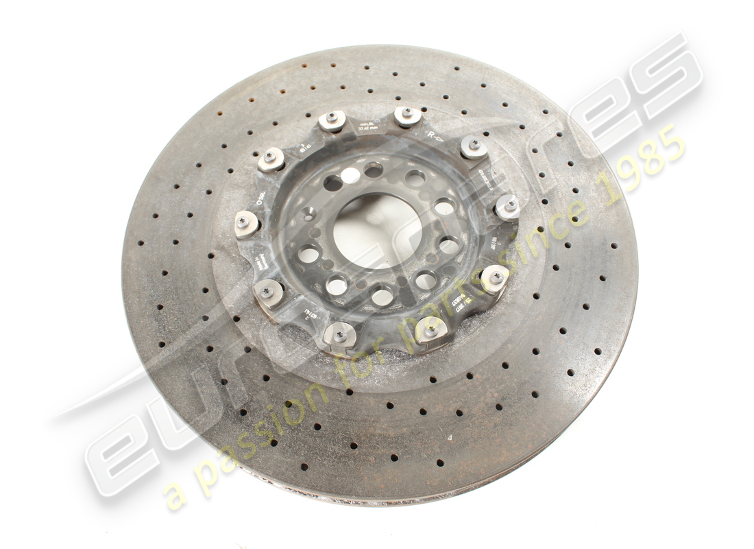 utilisé lamborghini disque de frein avant droit en céramique (ventilé) numéro de pièce 470615302g
