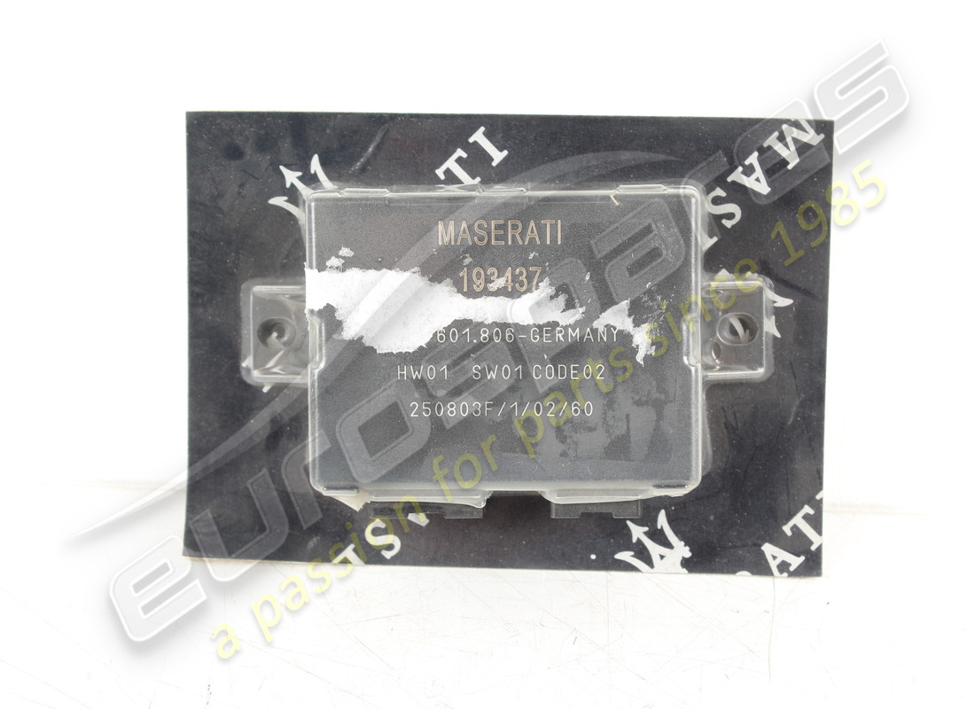 nouveau calculateur de capteur de stationnement maserati. numéro de pièce 193437 (1)