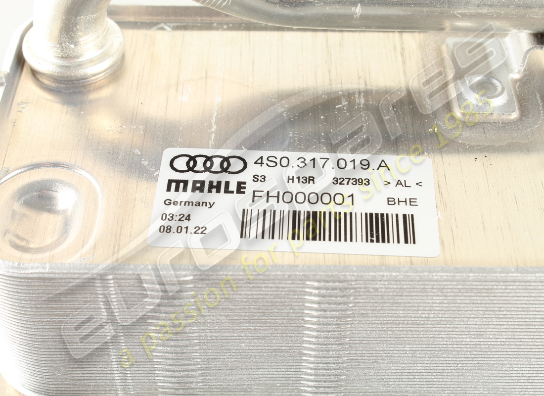 ÉCHANGEUR HUILE/EAU NEUVE LAMBORGHINI. RÉFÉRENCE 4S0317019A (3) échangeur huile/eau neuve lamborghini. référence 4s0317019a (3)