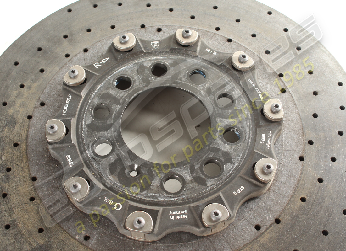 disque de frein en céramique d'occasion lamborghini (ventilé). numéro de pièce 470615602f (3)