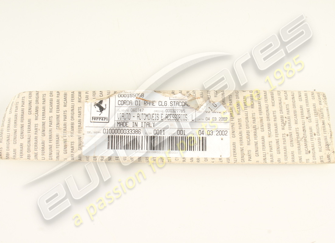 nouveau sangle de masse ferrari. numéro de pièce 155068 (2)