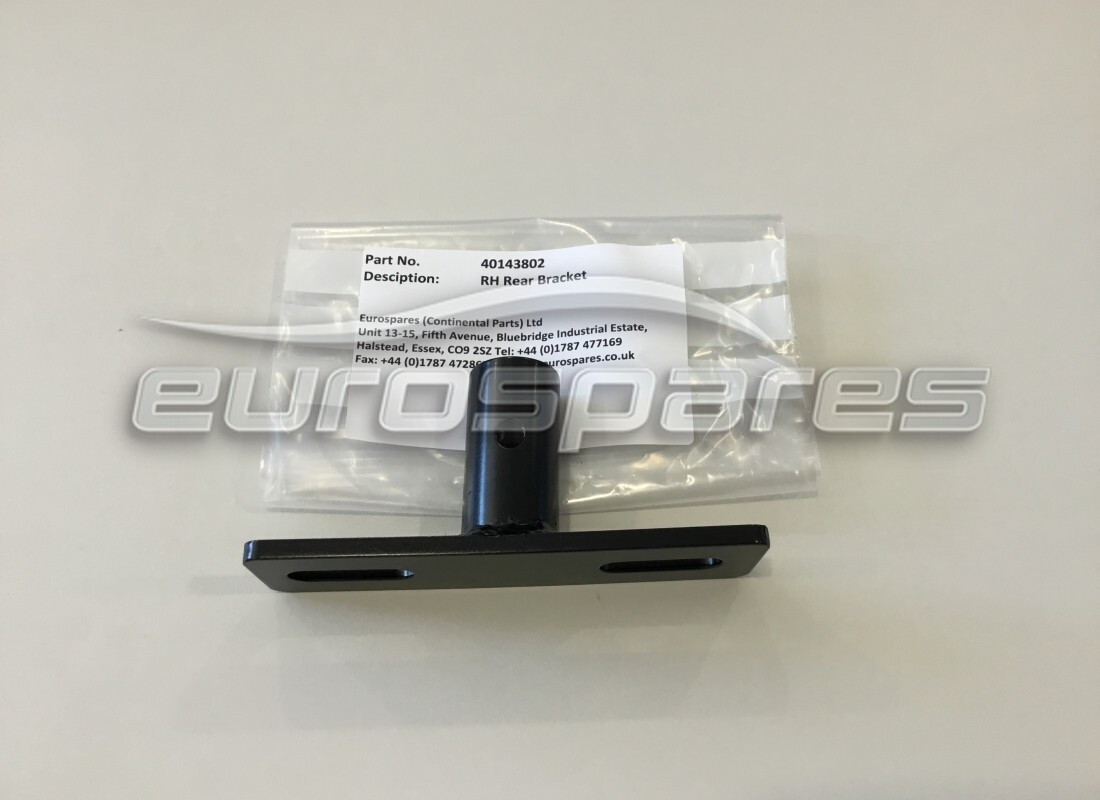 NOUVEAU SUPPORT DE PARE-CHOCS DROIT Eurospares. NUMÉRO DE PIÈCE 40143802 (1)