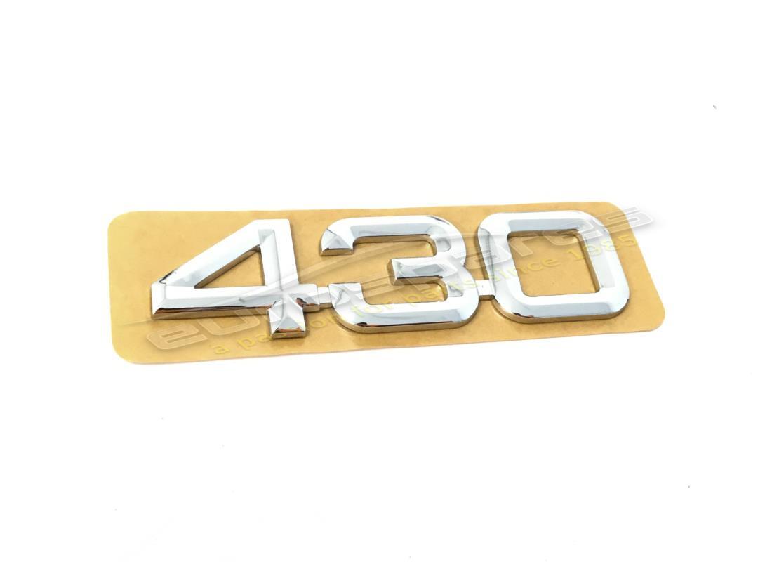 nouveau maserati 430 prism.emblem sur le boot. numéro de pièce 328356361 (1)