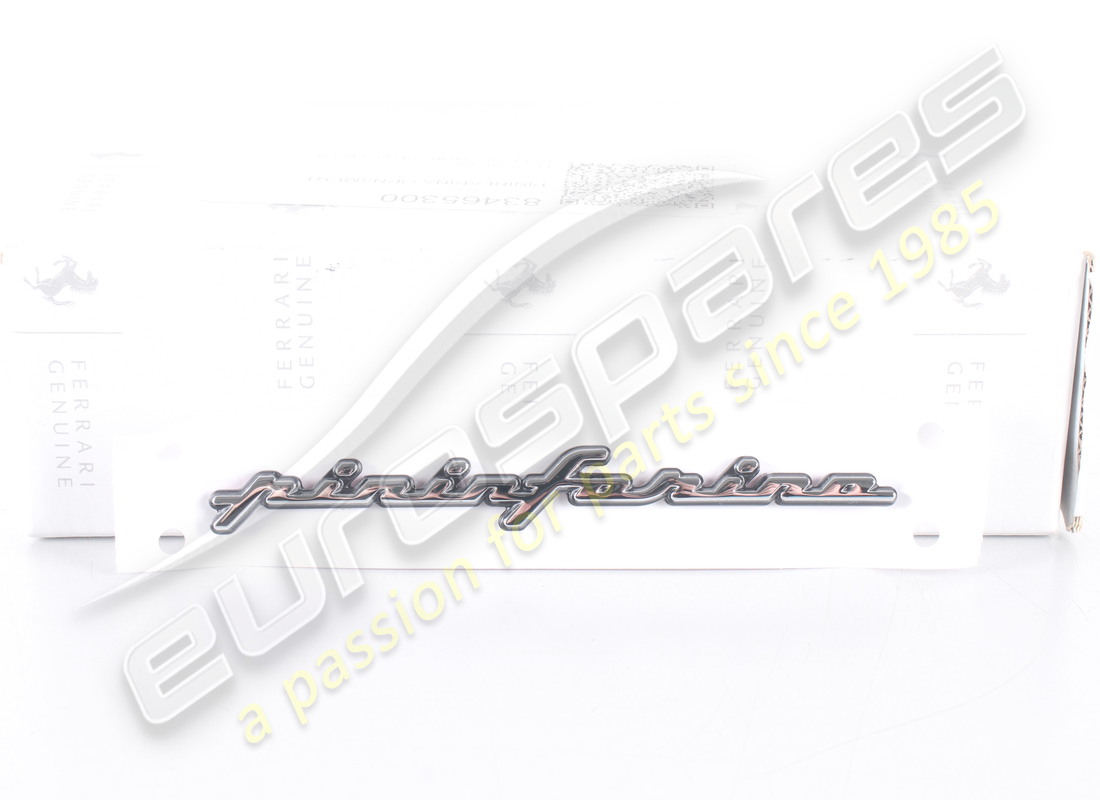 NOUVEAU FERRARI ORNEMENT PININFARINA. NUMÉRO DE PIÈCE 83465300 (1) nouveau ferrari ornement pininfarina. numéro de pièce 83465300 (1)