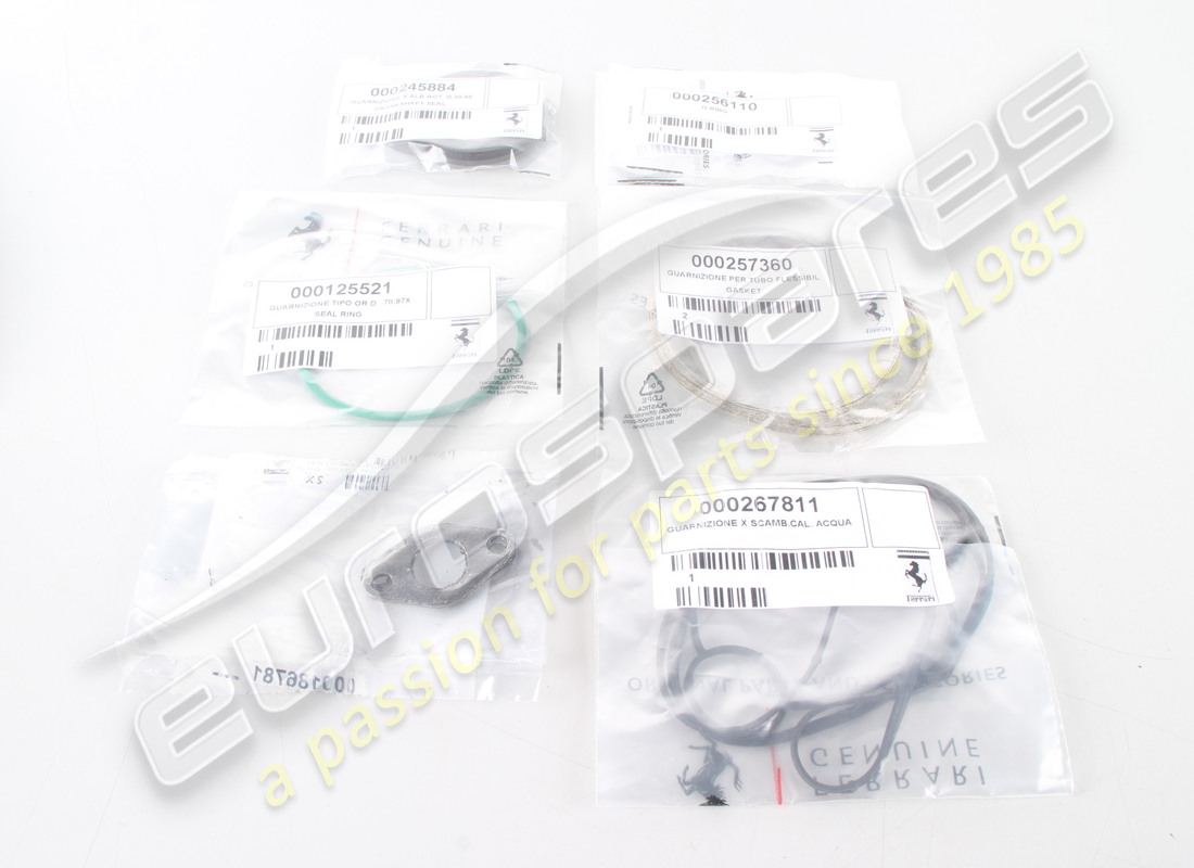 nouveau ferrari ensemble d'unités de propulsion de gaske. numéro de pièce 266677 (15)