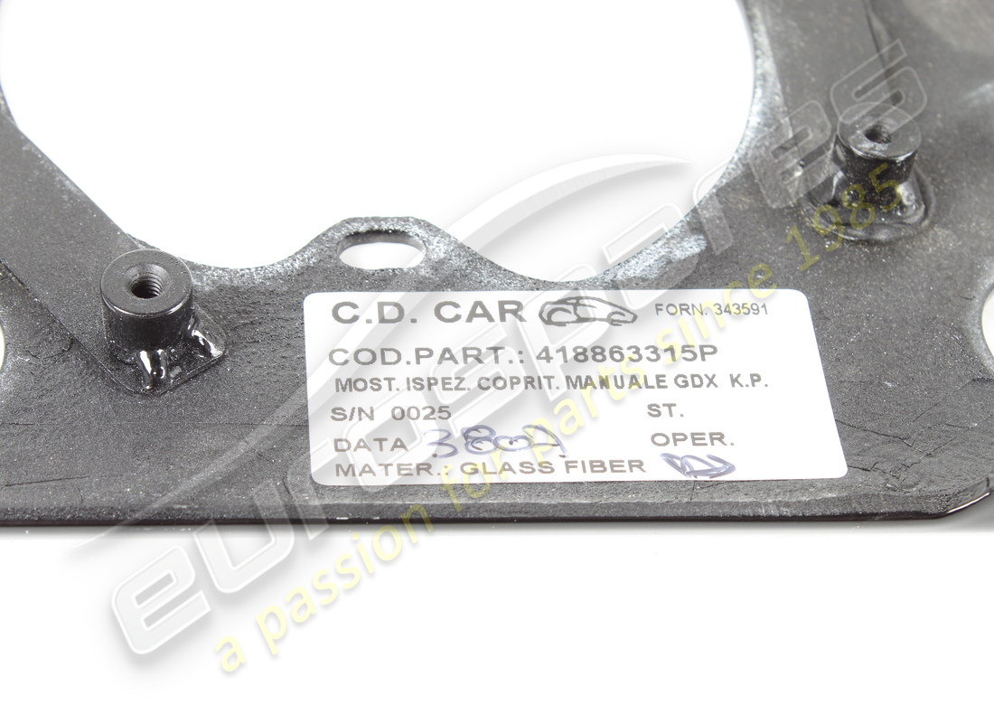 utilisé lamborghini extension, centre. numéro de pièce 418863315p (3)
