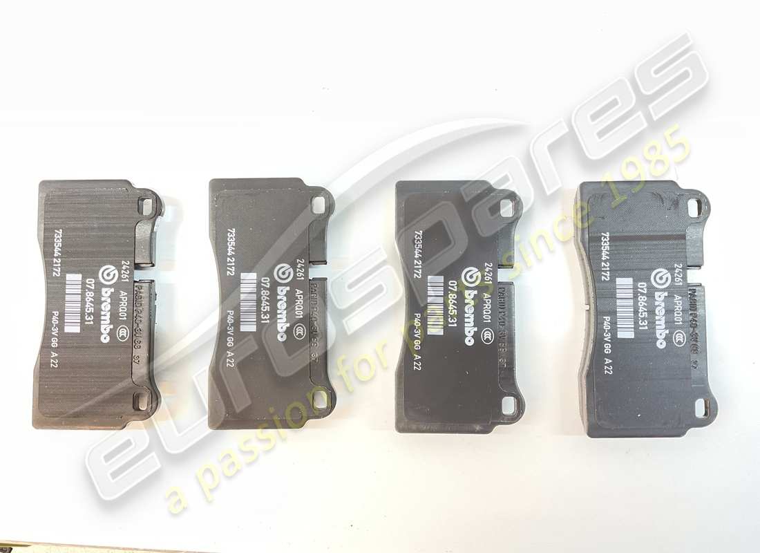 nouveau lamborghini 1 ensemble de les plaquettes de frein pour disque. numéro de pièce 4s0698451af (1)