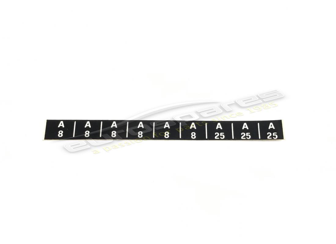 nouvel autocollant d'ampli de boîte à fusibles de plaque signalétique rh ferrari. numéro de pièce 40188401 (1)