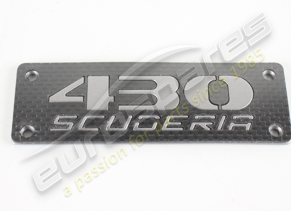 nouvelle ferrari targhetta 430 scuderia complète. numéro de pièce 80674800 (1)