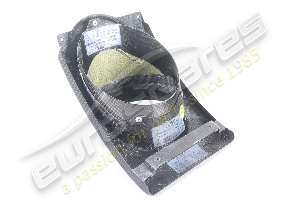 nouvelle plaque de sortie d'air rh ferrari - carbo. numéro de pièce 69541000 (6)