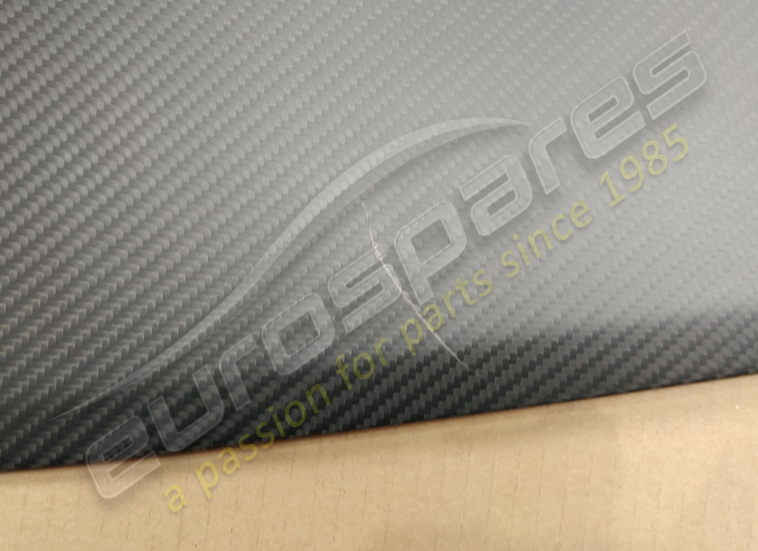 pièce d'insertion lamborghini endommagée, carbone twill mat. numéro de pièce 476827632f (2)