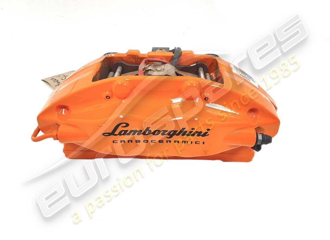 Lamborghini ÉTRIER COULISSANT CÉRAMIQUE ORANGE D'OCCASION. NUMÉRO DE PIÈCE 4T0615405CE (1)