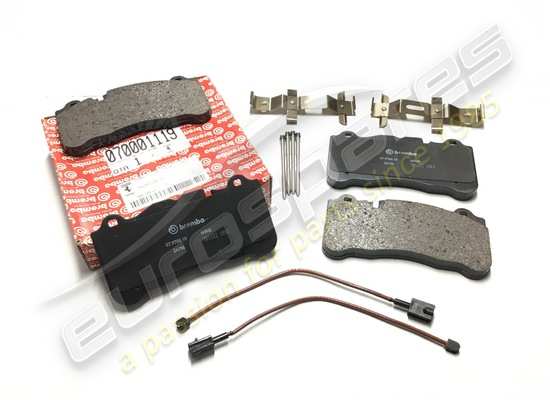 nouveau ferrari kit de plaquettes de frein avant en carbone-céramique numéro de pièce 70001119
