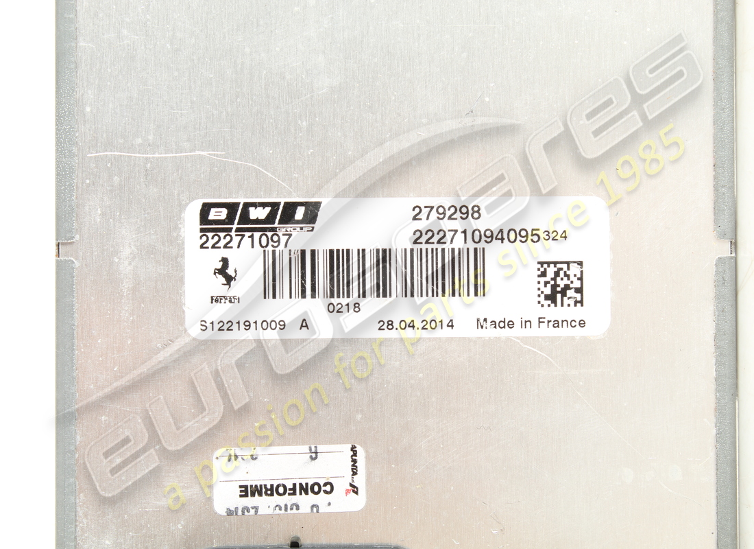 utilisé ferrari ecu magneride. numéro de pièce 279298 (4)