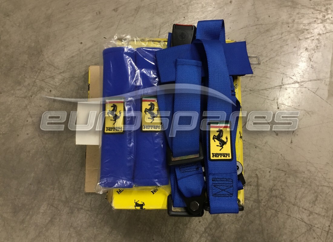 nouvelle ceinture de sécurité à points ferrari rh bleu 4. numéro de pièce 65999100 (1)
