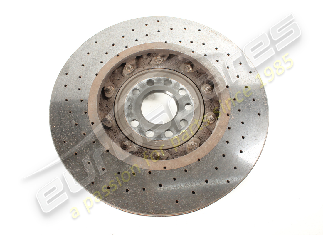 disque de frein avant droit en céramique d'occasion lamborghini (ventilé). numéro de pièce 470615302g (2)
